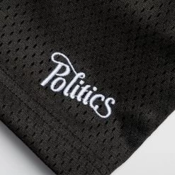 Politics Mesh Short - Black -Fashion clothing Sneaker Politics POLITICS MESHSHORTS JULY 131 114174 2