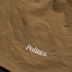 Politics Sterling Short - Solid Brown 8 Politics Sterling Short - Solid Brown -Fashion clothing Sneaker Politics POLITICS SUMMER23 STERLINGSHORTS 2