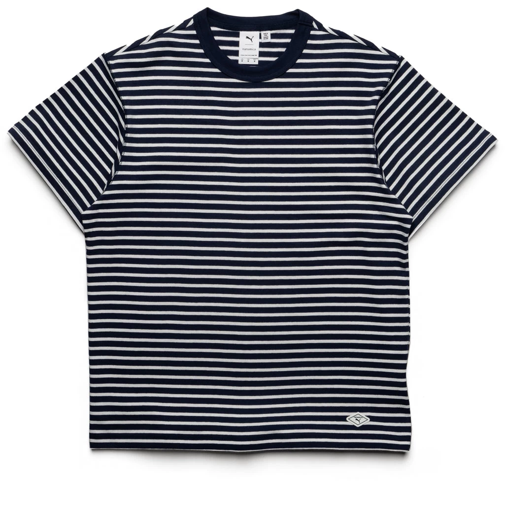 Puma X Nanamica Striped Tee - Navy 3 Puma X Nanamica Striped Tee - Navy