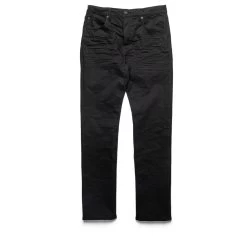 Purple Brand Straight Slim Jean - Black Raw Denim