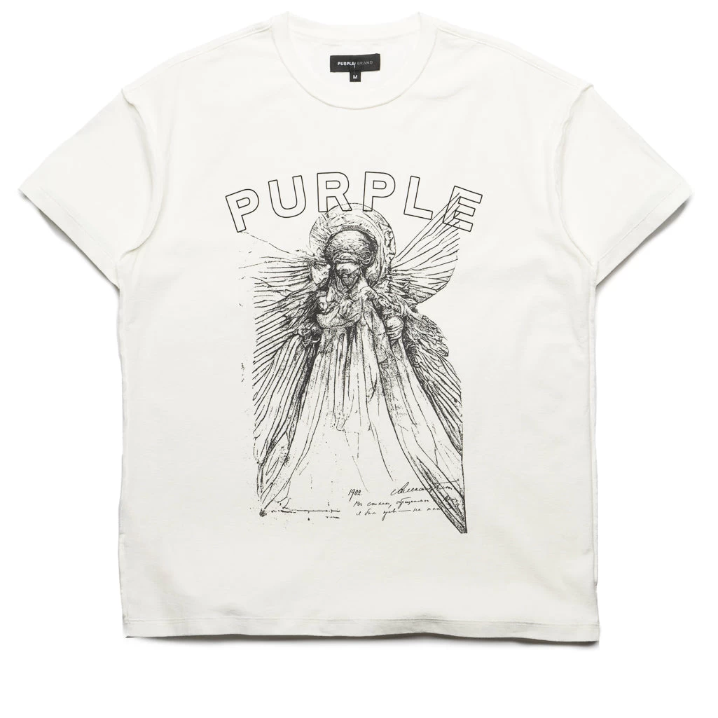 Purple Brand Outrider Tee - Off White 3 Purple Brand Outrider Tee - Off White