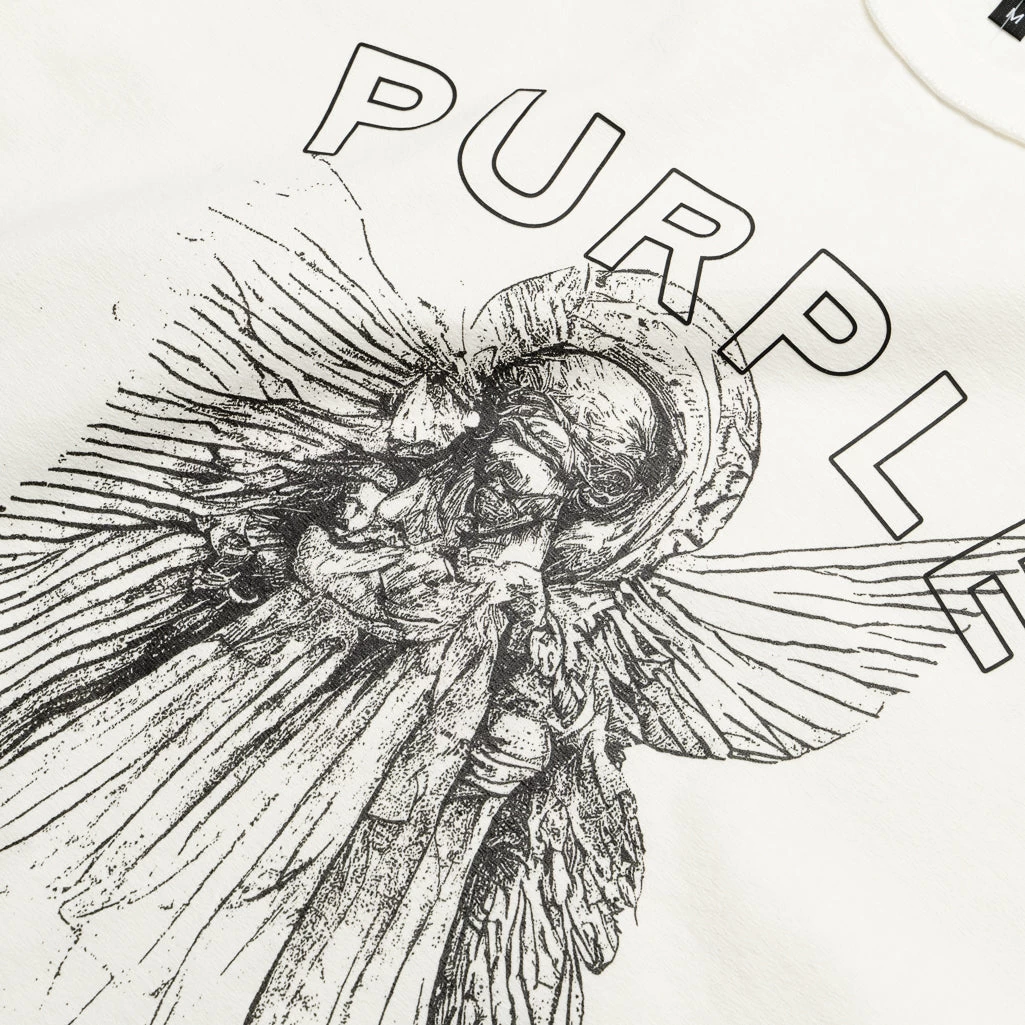 Purple Brand Outrider Tee - Off White 5 Purple Brand Outrider Tee - Off White - Image 3