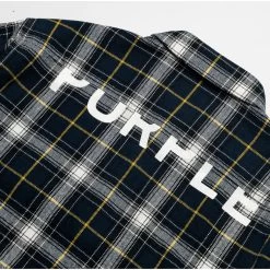 Purple Brand Plaid Flannel Shirt - Black -Fashion clothing Sneaker Politics PURPLE AUGUST23 131 114920 3