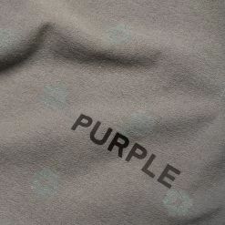 Purple Brand Monogram Heavy Wash Tee - Charcoal -Fashion clothing Sneaker Politics PURPLE FOLLOWUP 131 112444 2
