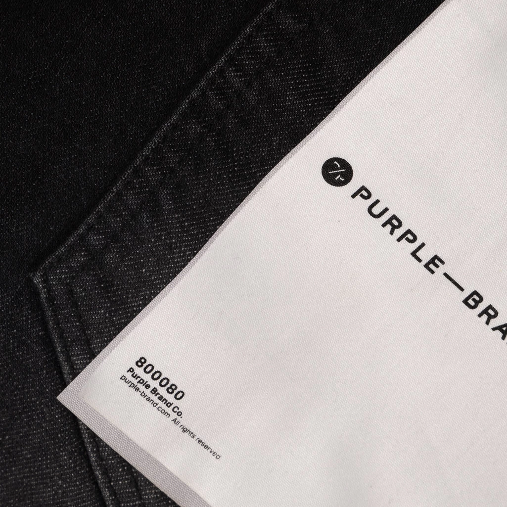 Purple Brand Mid Rise Slim Jean - Black Wash 5 Purple Brand Mid Rise Slim Jean - Black Wash - Image 3