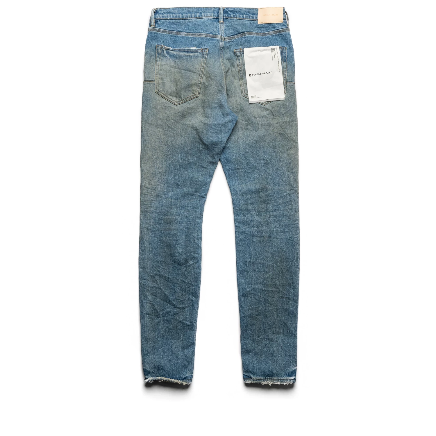 Purple Brand Low Rise Skinny Jean - Vintage Pocket Blowout Indigo 4 Purple Brand Low Rise Skinny Jean - Vintage Pocket Blowout Indigo - Image 2