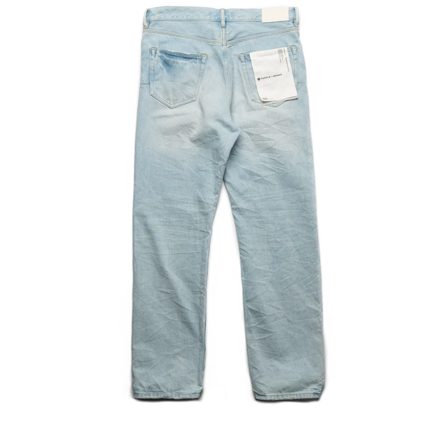 Purple Brand Mid Rise Straight Leg Jean - Sun Faded Icy Indigo 4 Purple Brand Mid Rise Straight Leg Jean - Sun Faded Icy Indigo - Image 2