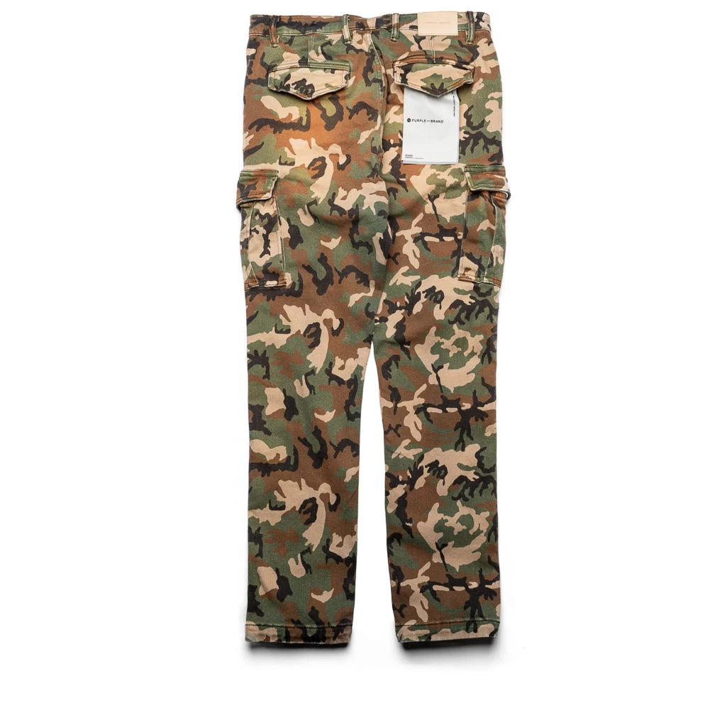 Purple Brand Twill Cargo Pant - Allover Print 4 Purple Brand Twill Cargo Pant - Allover Print - Image 2