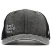 Politics X 47 Brand Busy Being Nice Trucker Hat - Black -Fashion clothing Sneaker Politics Politics BBNTruckerBlck 131 114098 WB 1