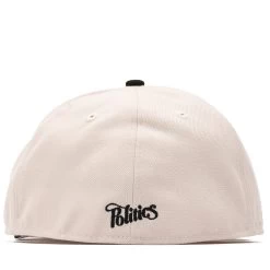 Politics X New Era 59FIFTY Fitted Hat - Cement/Black 10 Politics X New Era 59FIFTY Fitted Hat - Cement/Black -Fashion clothing Sneaker Politics Politics EverydaysHatMarch 131 113063 WB 3
