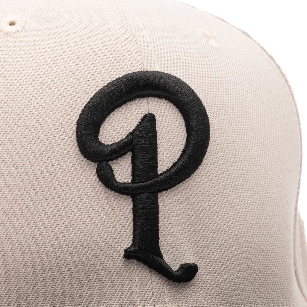 Politics X New Era 59FIFTY Fitted Hat - Cement/Black 8 Politics X New Era 59FIFTY Fitted Hat - Cement/Black - Image 6