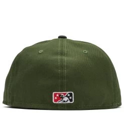 New Era X Politics Roswell Rockets 59FIFTY Fitted Hat - Olive/Pewter 11 New Era X Politics Roswell Rockets 59FIFTY Fitted Hat - Olive/Pewter -Fashion clothing Sneaker Politics Politics FittedFriadyRockets 131 113073 WB 3