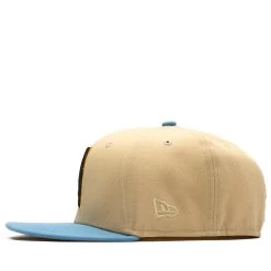 New Era X Politics Augusta GreenJackets 59FIFTY Fitted Hat - Sand/Sky Blue 13 New Era X Politics Augusta GreenJackets 59FIFTY Fitted Hat - Sand/Sky Blue -Fashion clothing Sneaker Politics Politics NewEraGodfatherofSoul 131 113076 WB 5