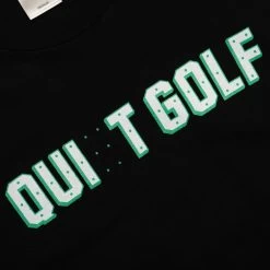 Quiet Golf Quiet Golf Tee - Black -Fashion clothing Sneaker Politics QUIETGOLF SPRING23 131 112244 2