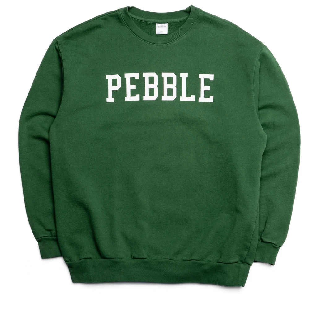 Quiet Golf Pebble Crewneck - Forest 3 Quiet Golf Pebble Crewneck - Forest