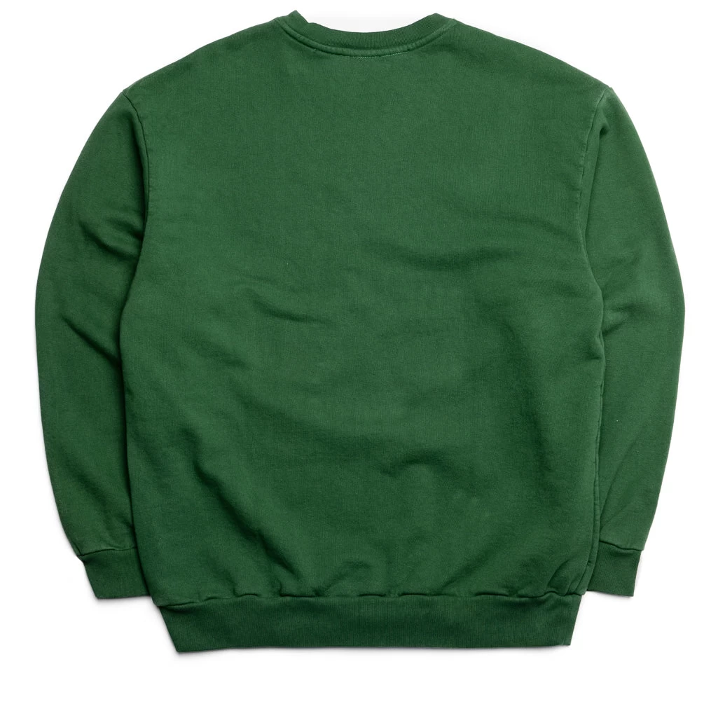 Quiet Golf Pebble Crewneck - Forest 4 Quiet Golf Pebble Crewneck - Forest - Image 2