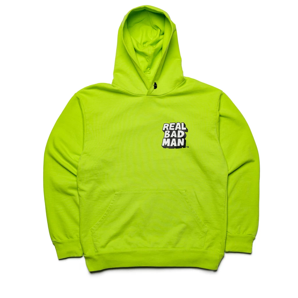 Real Bad Man Classic Fleece Hoodie - Acid 3 Real Bad Man Classic Fleece Hoodie - Acid