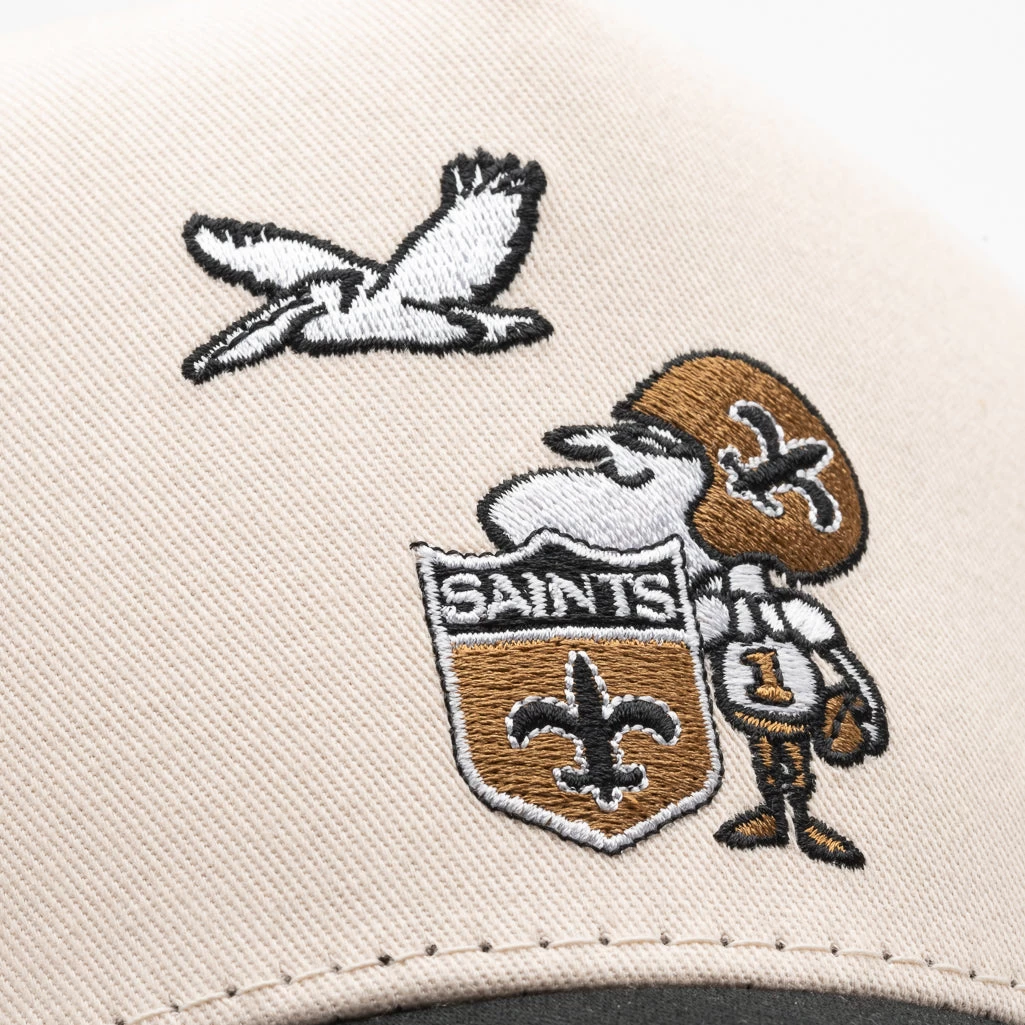 Politics X Reference Saints Pelicans Hat - Cream/Black 9 Politics X Reference Saints Pelicans Hat - Cream/Black - Image 7