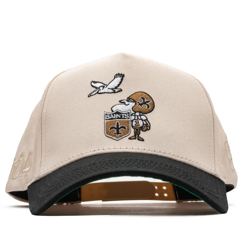 Politics X Reference Saints Pelicans Hat - Cream/Black 3 Politics X Reference Saints Pelicans Hat - Cream/Black