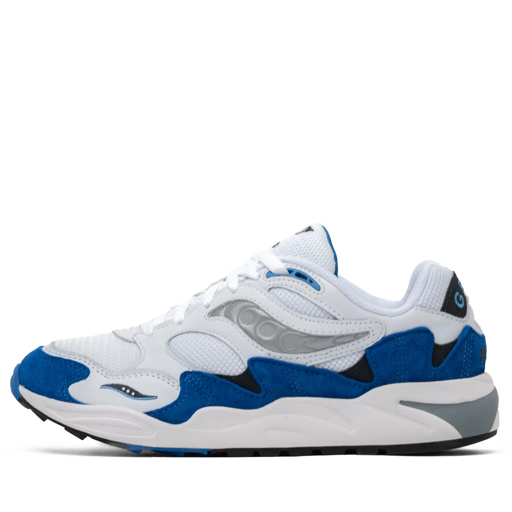 Saucony Grid Shadow 2 - White/Blue 3 Saucony Grid Shadow 2 - White/Blue