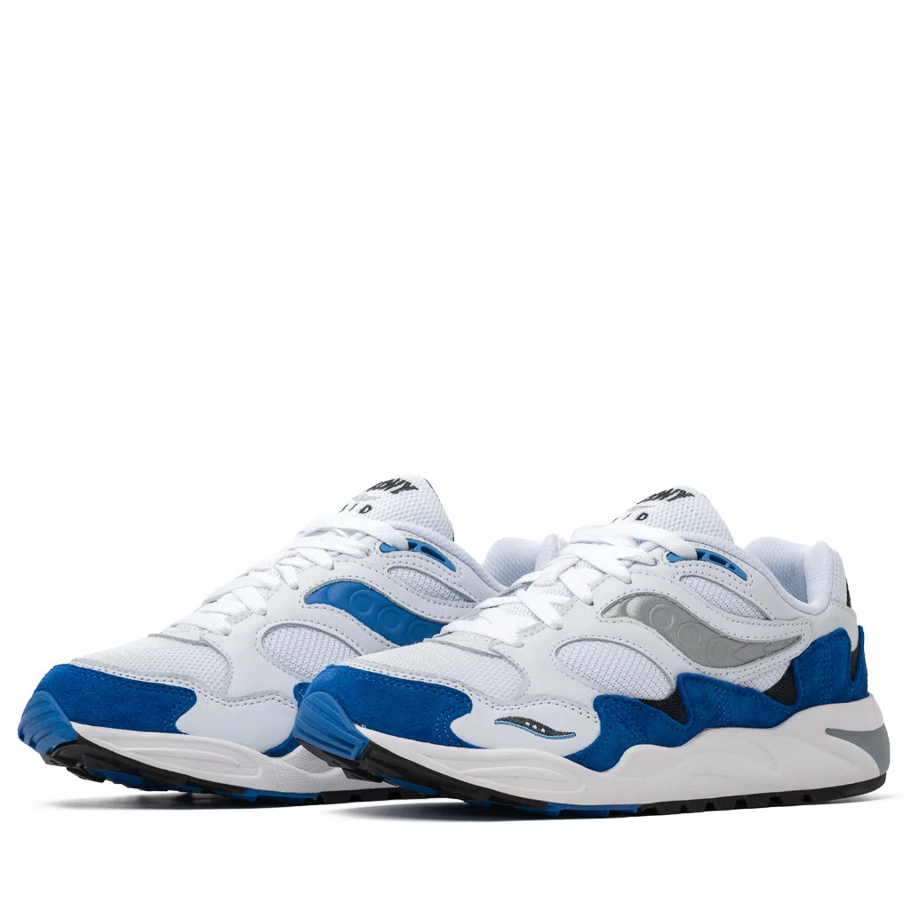 Saucony Grid Shadow 2 - White/Blue 5 Saucony Grid Shadow 2 - White/Blue - Image 3