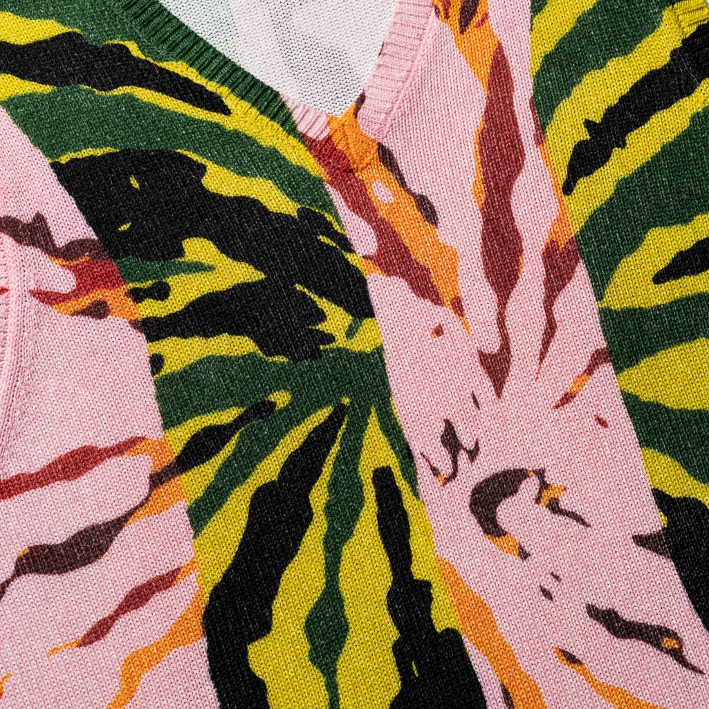 Stussy Printed Sweater Vest - Pink 5 Stussy Printed Sweater Vest - Pink - Image 3