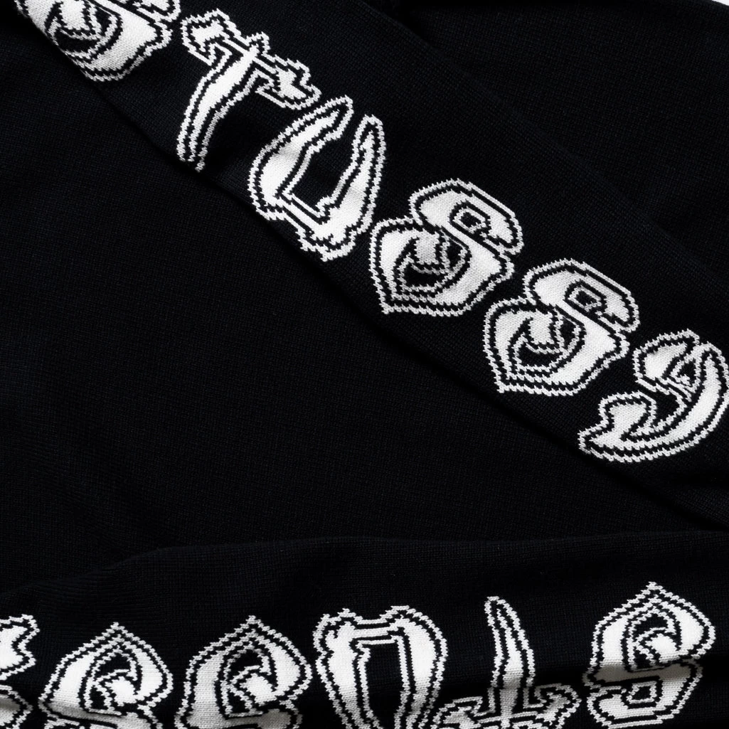 Stussy Sleeve Logo Sweater - Black 5 Stussy Sleeve Logo Sweater - Black - Image 3