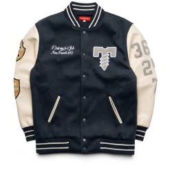 TOMBOGO Freelance Varsity Jacket - Navy