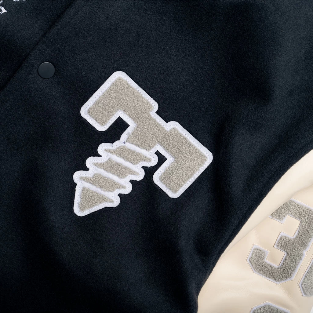 TOMBOGO Freelance Varsity Jacket - Navy 5 TOMBOGO Freelance Varsity Jacket - Navy - Image 3