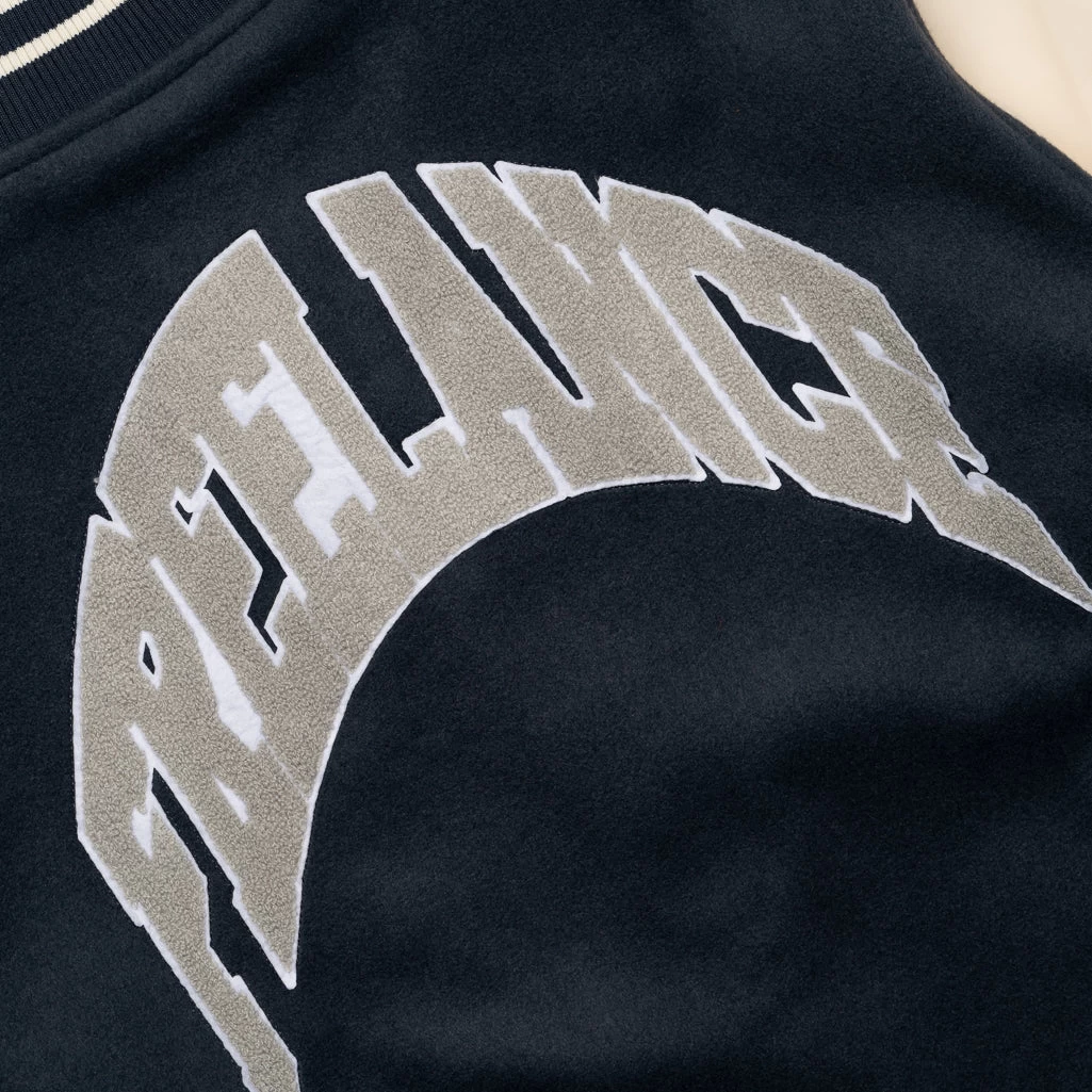 TOMBOGO Freelance Varsity Jacket - Navy 6 TOMBOGO Freelance Varsity Jacket - Navy - Image 4