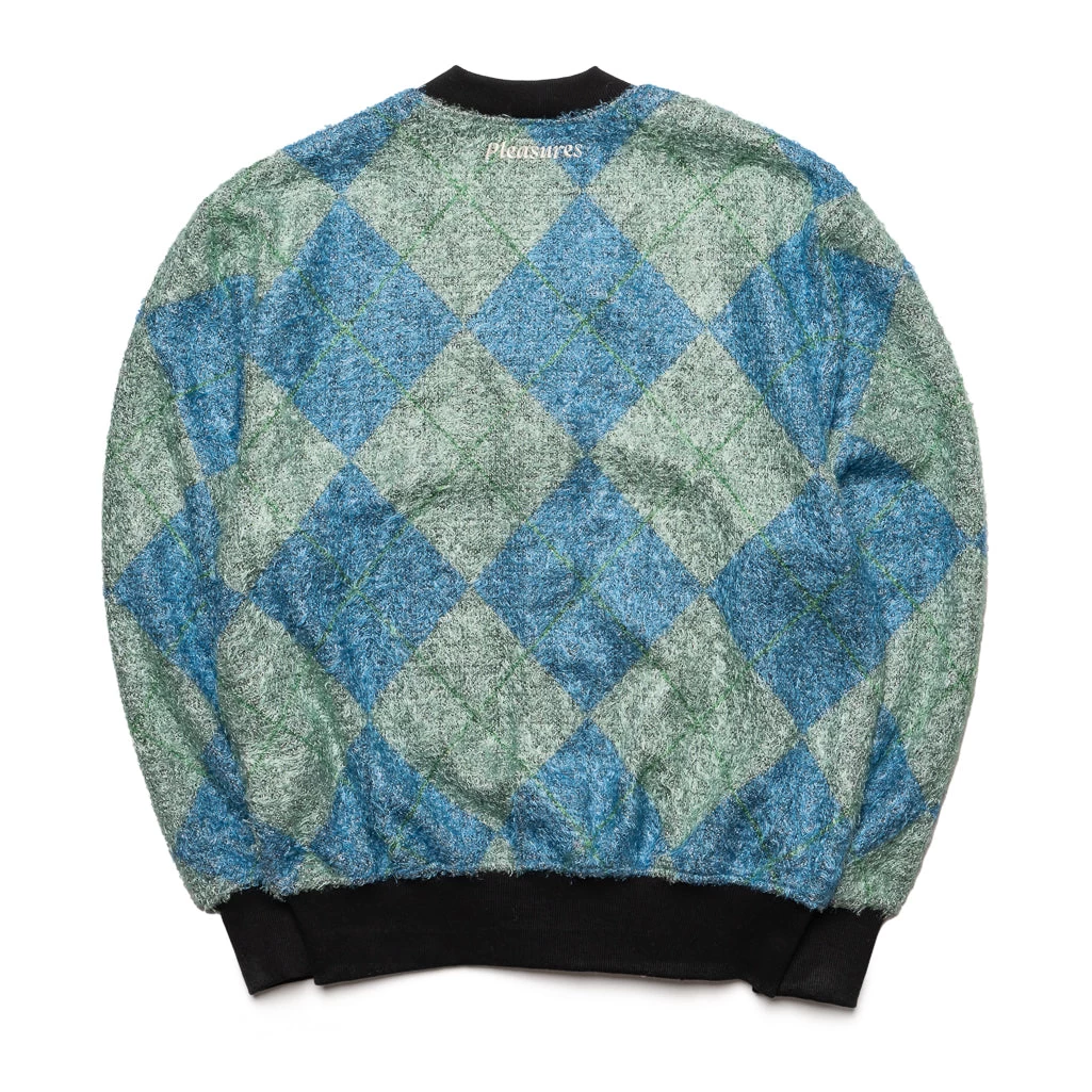 Pleasures Rev Cardigan - Aqua 4 Pleasures Rev Cardigan - Aqua - Image 2