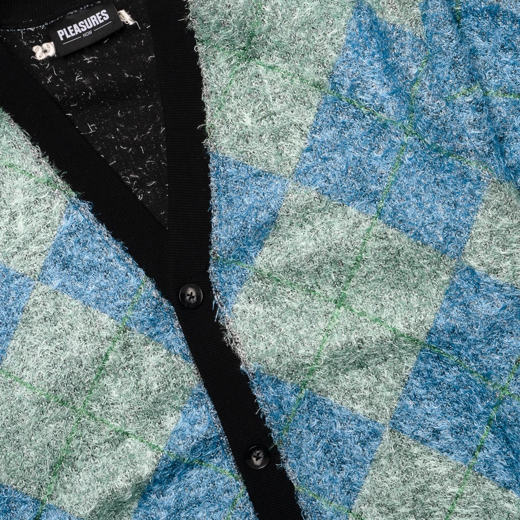 Pleasures Rev Cardigan - Aqua 5 Pleasures Rev Cardigan - Aqua - Image 3