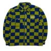Pleasures Legume Overshirt - Blue/Olive -Fashion clothing Sneaker Politics pleasures spring23 131 111533 P23SP014 MULTI 1