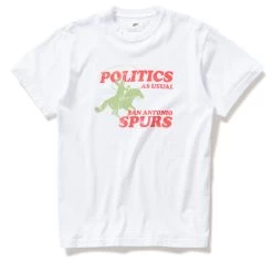 Politics X San Antonio Spurs Wrangler Tee - White