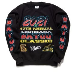 Politics Bayou Classic Crewneck - Washed Black