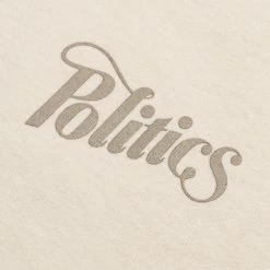 Politics Every Days Tee - Ecru -Fashion clothing Sneaker Politics POLITICS SEPTEMBER23 EVERYDAYS 131 114268 2copy
