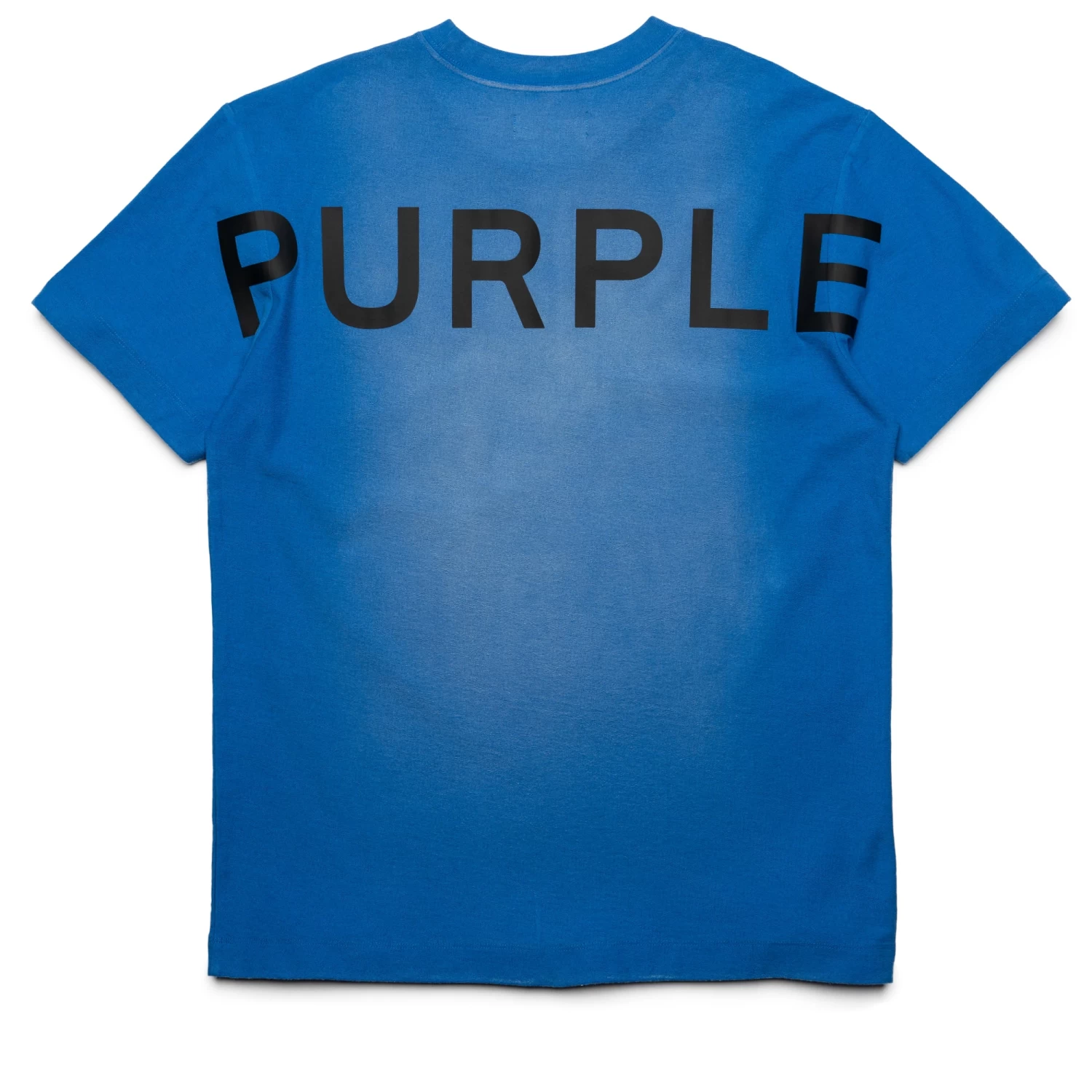 Purple Brand Wordmark Tee - Blue 4 Purple Brand Wordmark Tee - Blue - Image 2