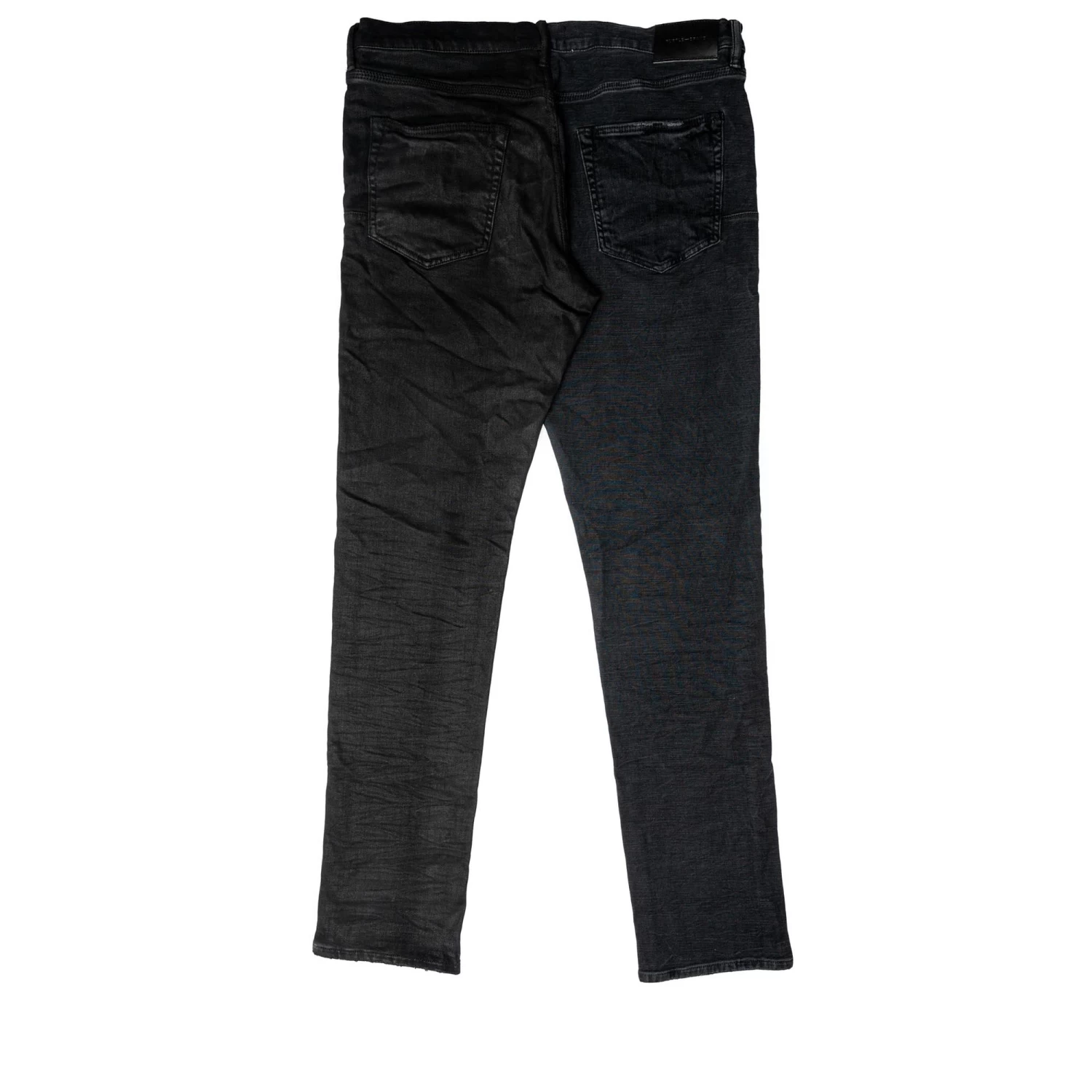 Purple Brand Low Rise Skinny Jean - Tonal Black Split 4 Purple Brand Low Rise Skinny Jean - Tonal Black Split - Image 2