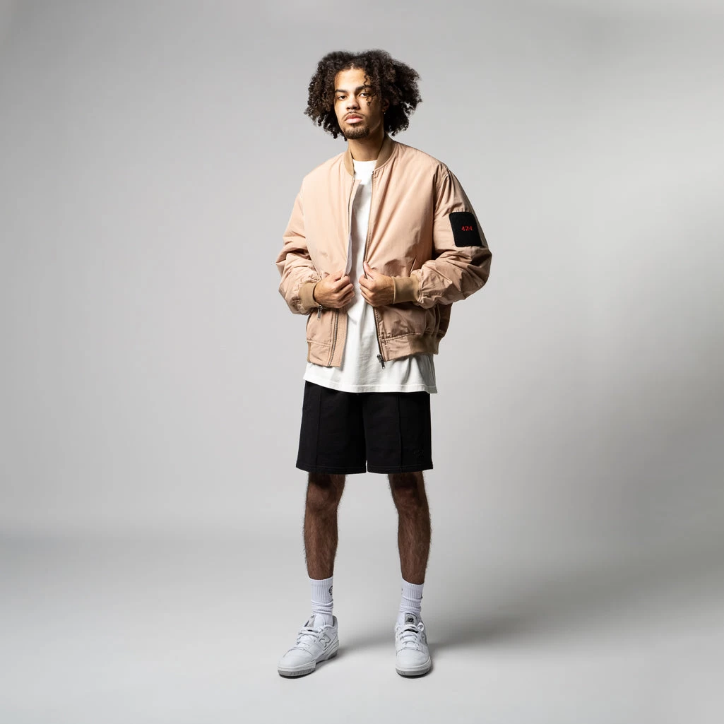 424 Bomber Jacket - Beige 5 424 Bomber Jacket - Beige - Image 3