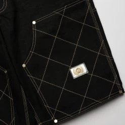 Advisory Board Crystals Double Knee Shorts - Black -Fashion clothing Sneaker Politics ABC APR23 131 111809 WB 2