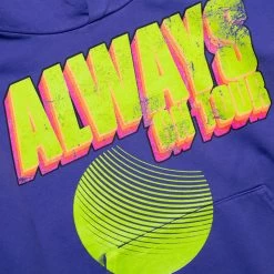 Always On Tour Lo-Fi Anniversary Hoodie - Medium Lilac -Fashion clothing Sneaker Politics AOT Trip014 131 113664 WB 5
