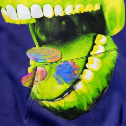 Always On Tour Big Mouth Hoodie - Lilac -Fashion clothing Sneaker Politics AOTBigMouthHoodieLilac 131 112726 AOTBMH5 WB 4