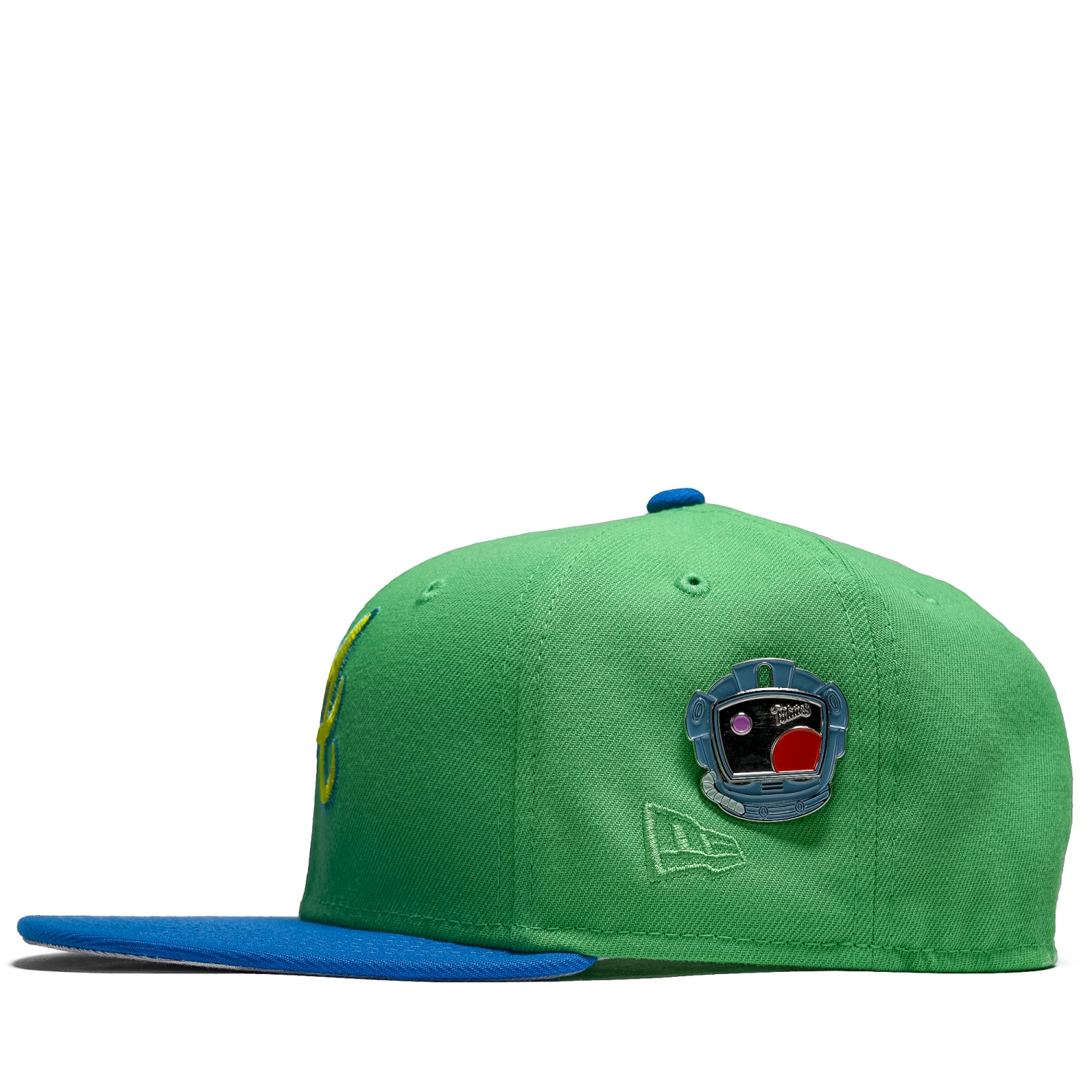 New Era X Politics Atlanta Braves 59FIFTY Fitted Hat - Island Green/Aqua 6 New Era X Politics Atlanta Braves 59FIFTY Fitted Hat - Island Green/Aqua - Image 4