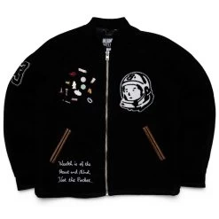 Billionaire Boys Club Helmet Varsity Jacket - Black