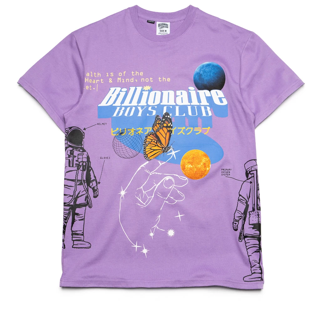 Billionaire Boys Club Billmorphous Knit Tee - English Lavender 3 Billionaire Boys Club Billmorphous Knit Tee - English Lavender
