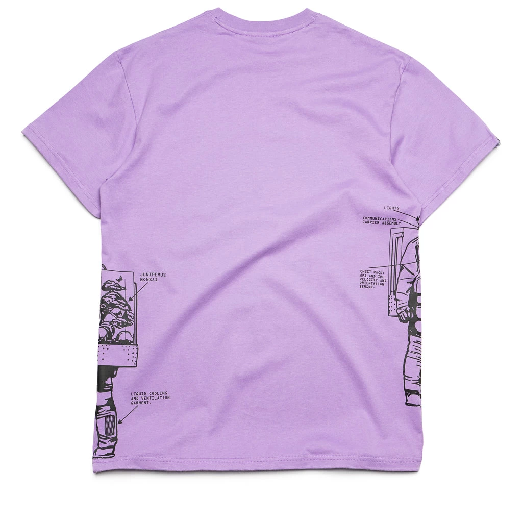 Billionaire Boys Club Billmorphous Knit Tee - English Lavender 4 Billionaire Boys Club Billmorphous Knit Tee - English Lavender - Image 2