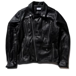 BTFL Leather Moto Jacket - Black