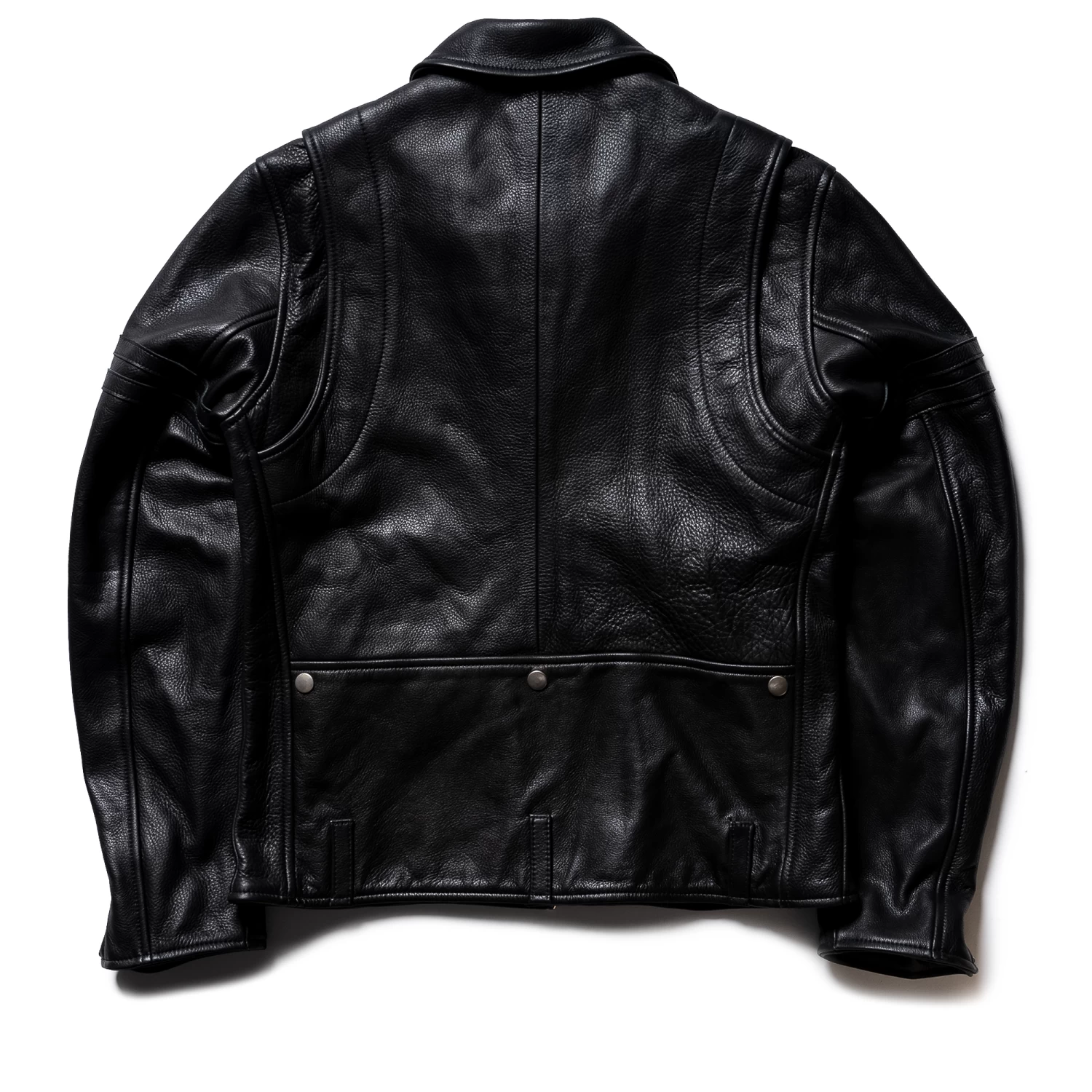 BTFL Leather Moto Jacket - Black 4 BTFL Leather Moto Jacket - Black - Image 2