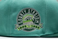 New Era X Politics Milwaukee Brewers 59FIFTY Fitted Hat - Mint/Green -Fashion clothing Sneaker Politics BreweryPack Brewers 131 112455 WB 7