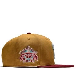 New Era X Politics Texas Rangers 59FIFTY Fitted Hat - Tan/Red -Fashion clothing Sneaker Politics BreweryPack Rangers 131 112454 WB 2